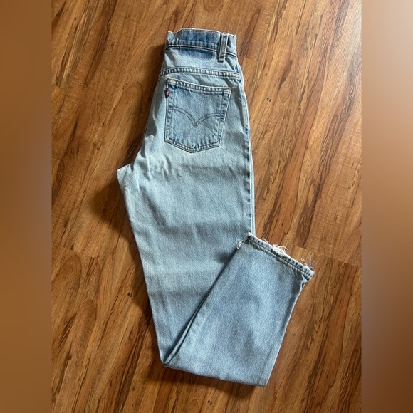 Vintage Levi’s 1998 550 Relaxed Fit Tapered Leg Denim Jeans Size 7 - Picture 1 of 10